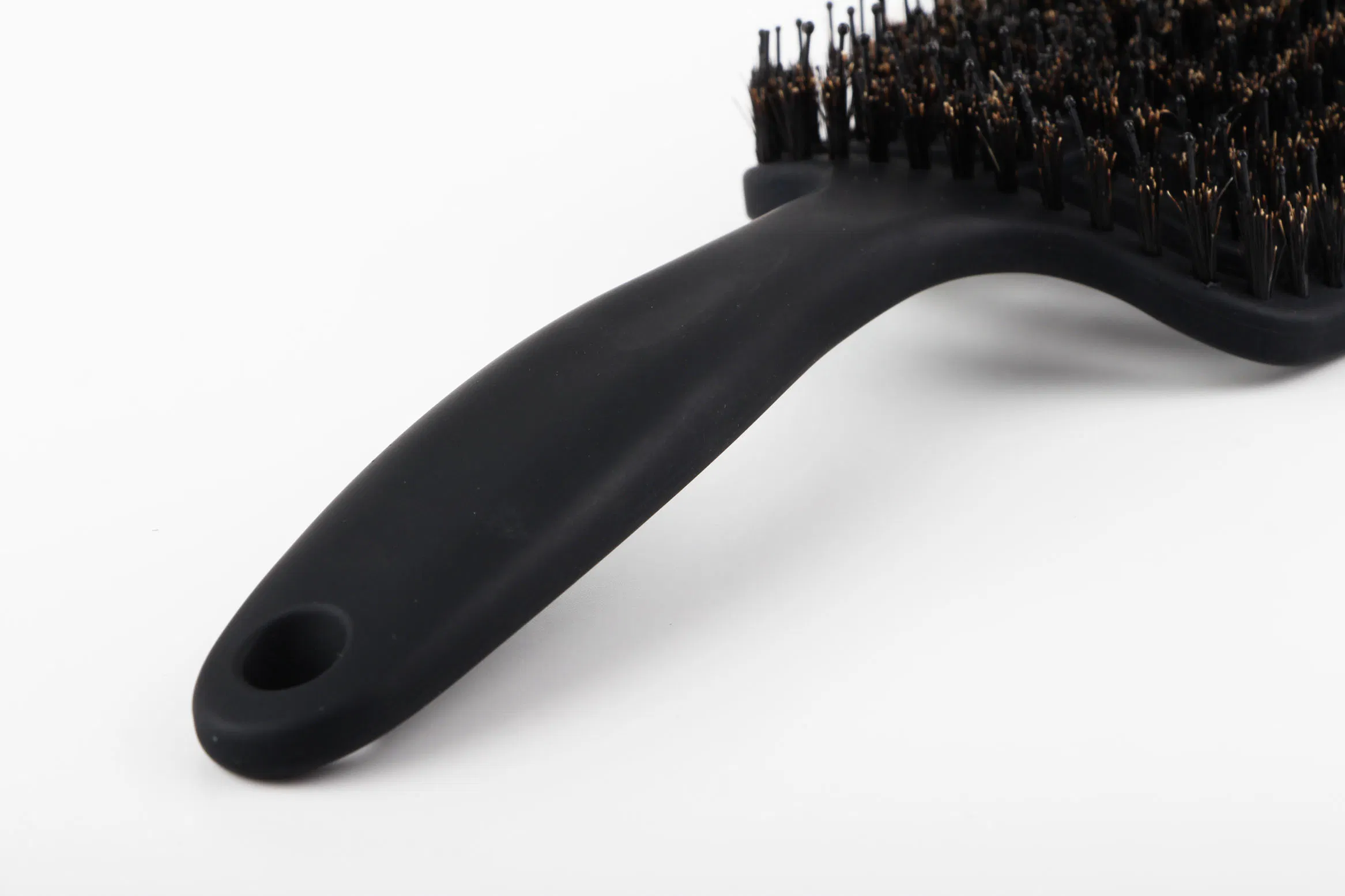 Pink 4c Curly Wet Afro Textured Scalp Massager Shampoo Detangling Hair Brush Comb