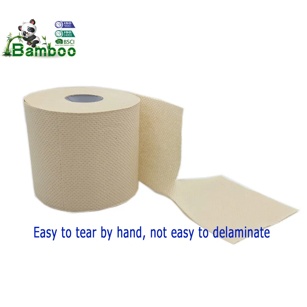 100% Bamboo Printed Toilet Paper Fiber Eco-Friendly Wholesale Customized