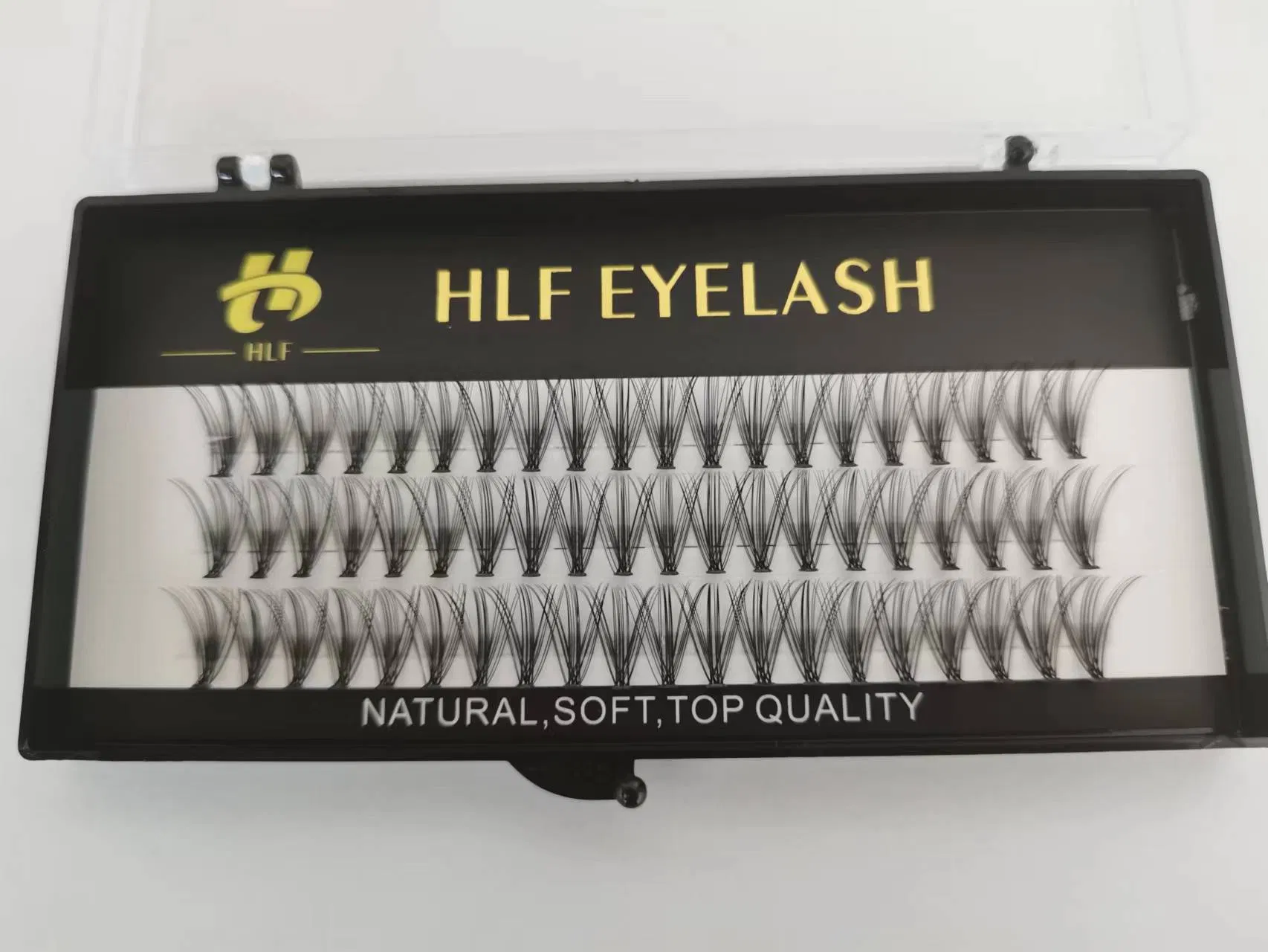 Korea Silk10d/20d Heat Bonded Eyelash Root Heated Eyelash Extension Premade Fan Eyelashes Volume Lashes