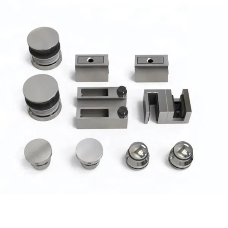 Frameless Sliding System Hardware R Stainless Steel Bathroom Glass Door