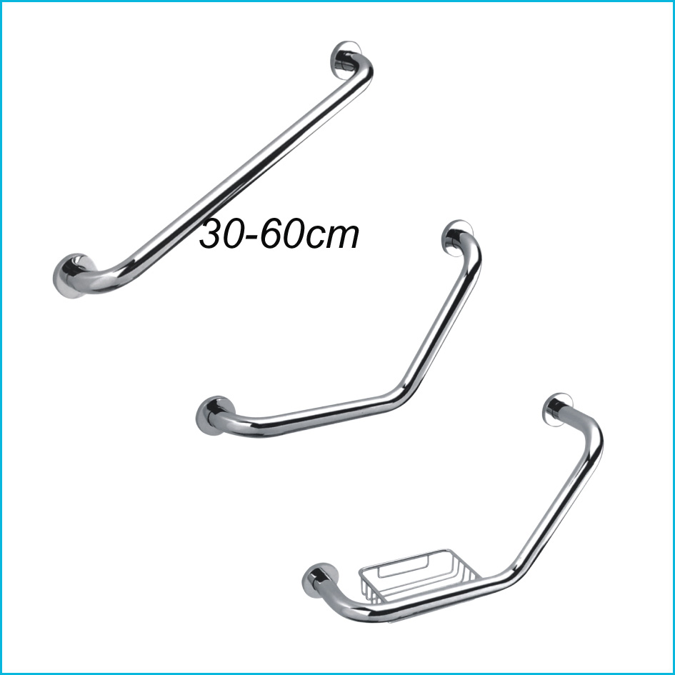 Латунный угловой поручень для ванной