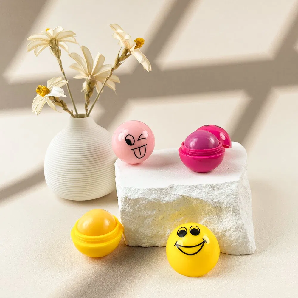 Private Label Spherical Lip Balm Customized Flavor Lip Moisturizing Ball 12g