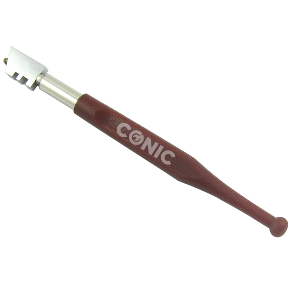 Diamond Glass Cutter with Wooden Handle
