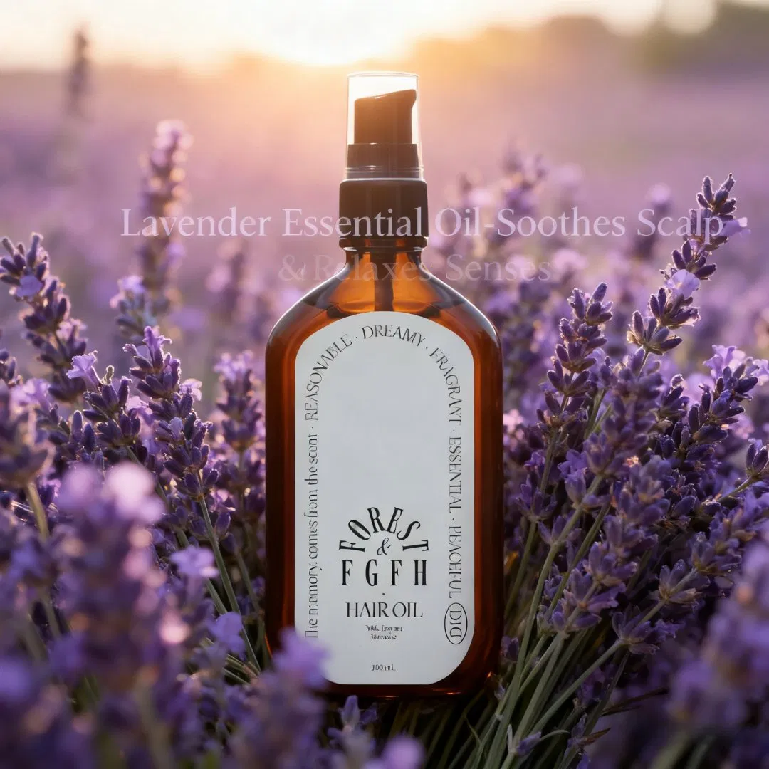 Organic Nourishing Hair Care Oil Lavender Essential Oil