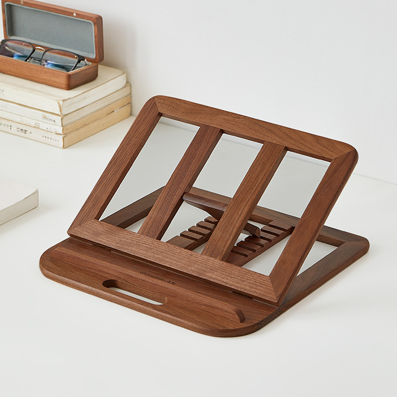 Wooden Foldable Vertical Laptop Stand