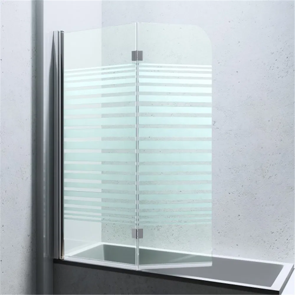 Simple Stainless Steel Mini Hinge Bathtub Shower Enclosure
