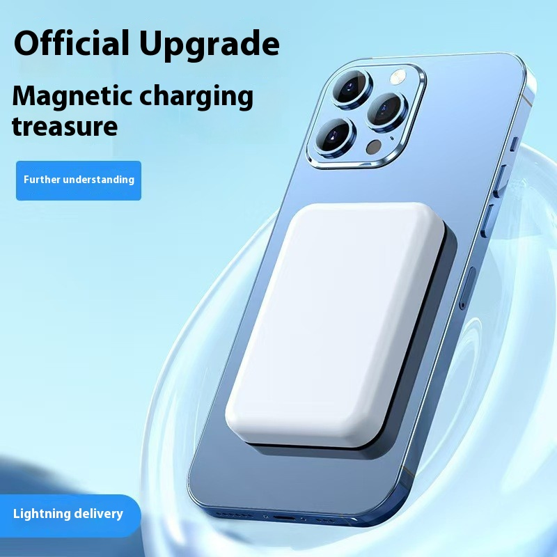 Slim Thin Magnetic 5000mAh Power Bank Phone Battery Charger Shenzhen China Factory