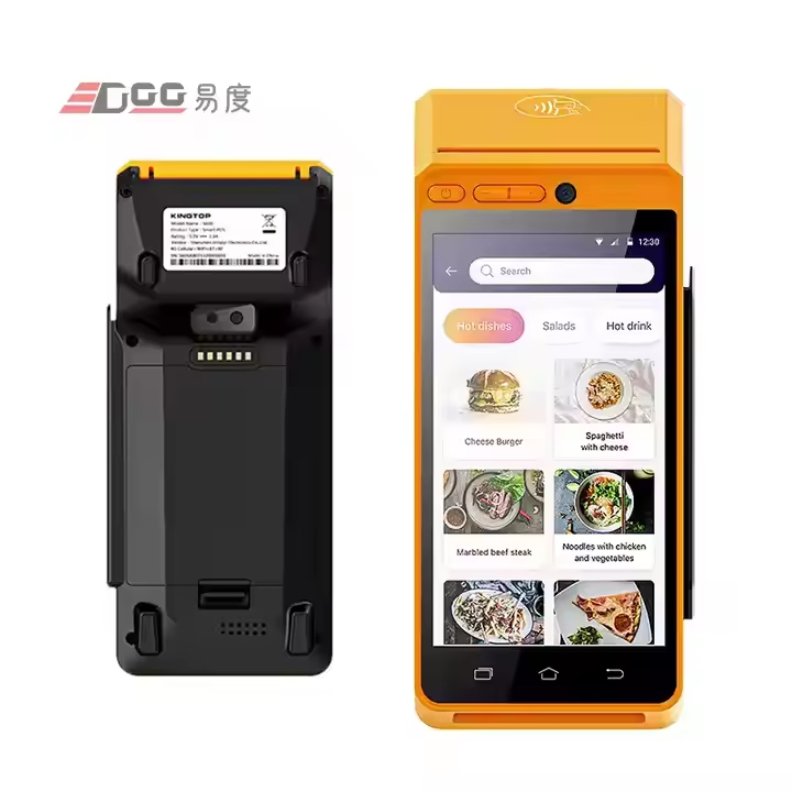 5.5" Handheld POS Terminal 4G WiFi NFC Payment Mobile Android System POS Machine Point of Sale Cashier Terminal with Printer