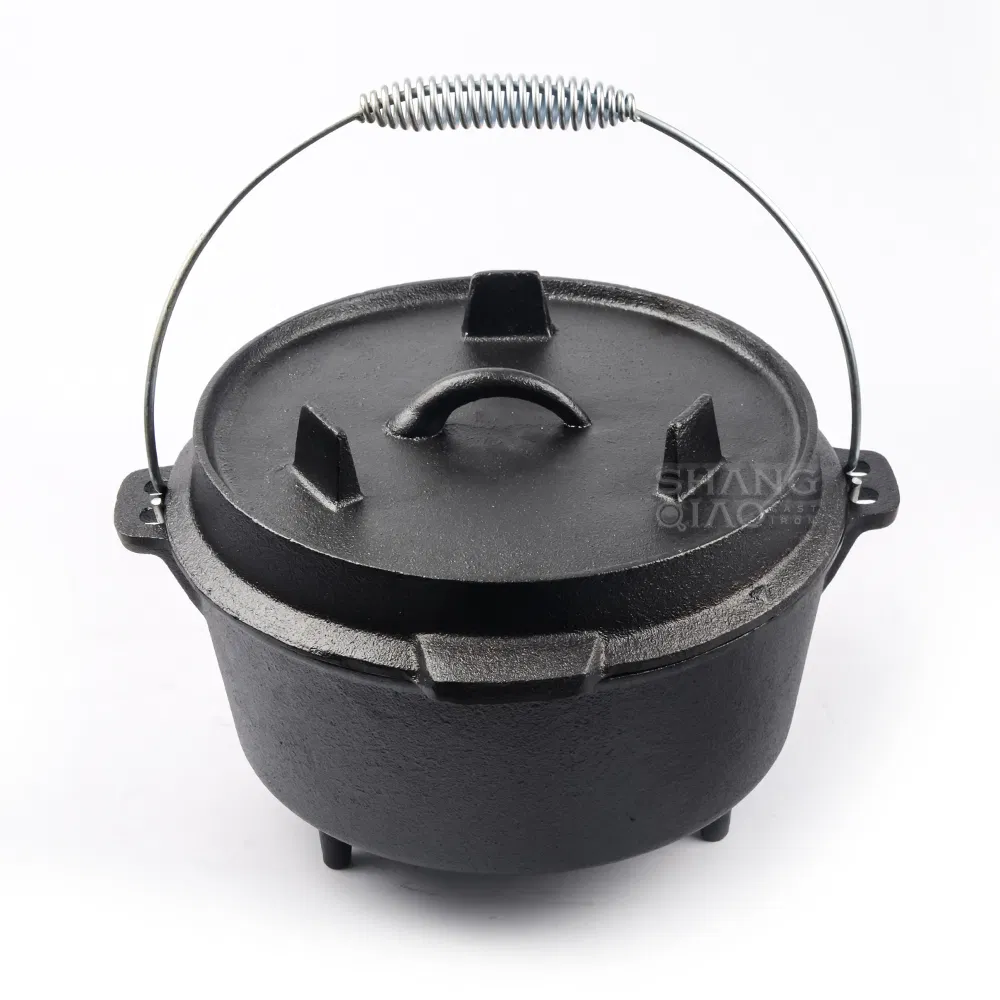 Чугунный кемпинговый котелок Dutch Oven 9 кварт с крышкой