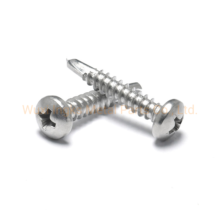 DIN7504 Stainless Steel 304 316 410 Phillips Pan Head Self Drilling Screws for Sheet Metal