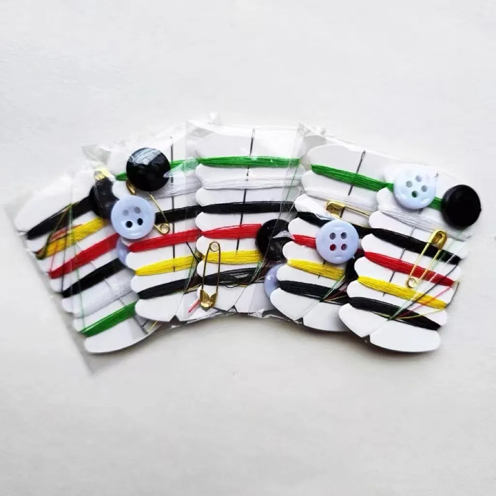 Family Repair Tool Wholesale Disposable Portable Travel Size Mini Hotel Sewing Kit