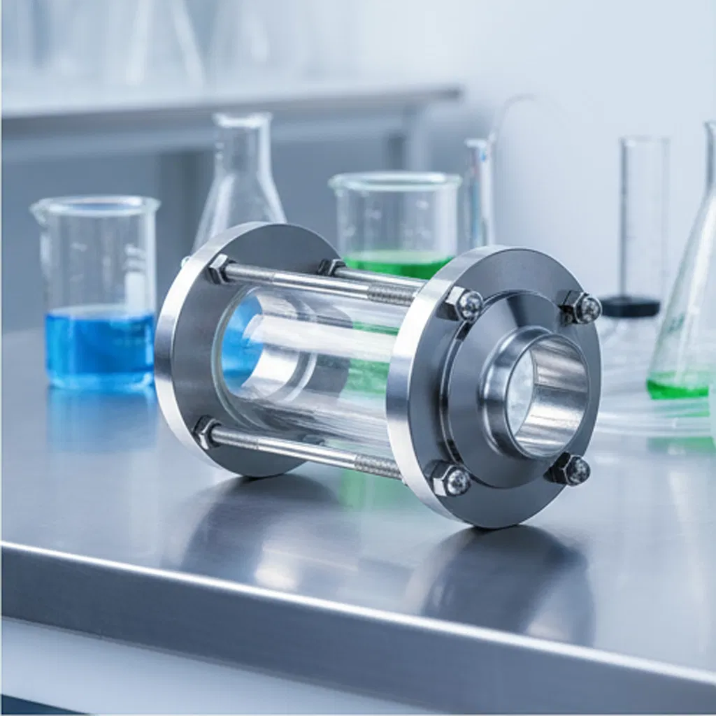 New Style Sanitary Stainless Steel Sight Glass with LED Light