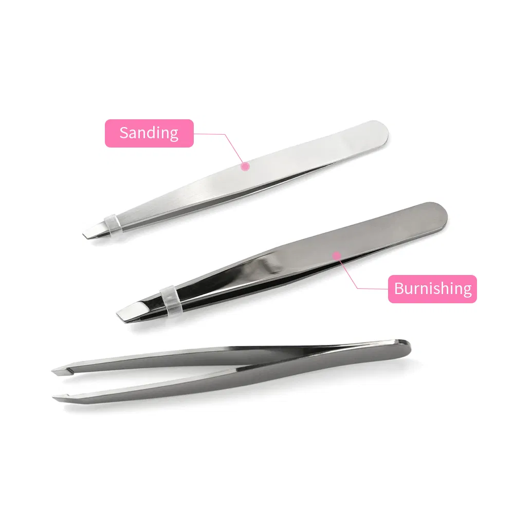 Best Stainless Steel Sharp Tweezers for Professional Ingrown Hair Extraction Precise Eyebrow