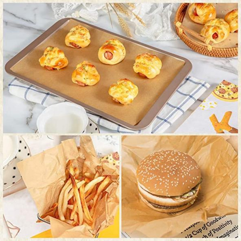 Reusable Silicone Coated Large Roll Parchment Paper for Packaging/Steaming/Grilling/Baking