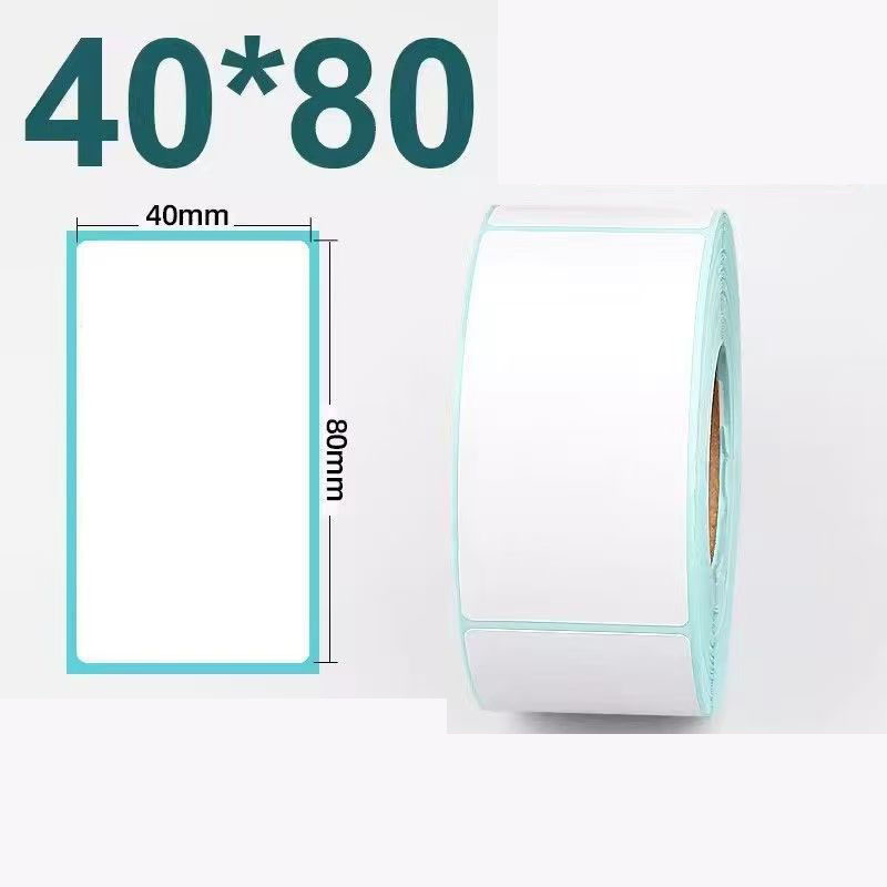 High Quality Customizable White Self-Adhesive Label Paper for Supermarket Labels