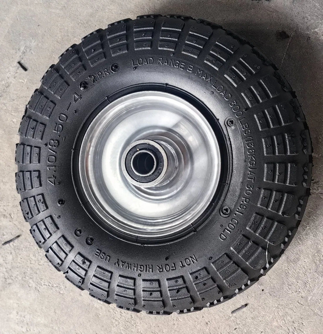 10 Inch Pneumatic Rubber Wheels Inflatable Kids Toy Car Wheel for Children Go Kart 4.10/3.50-4