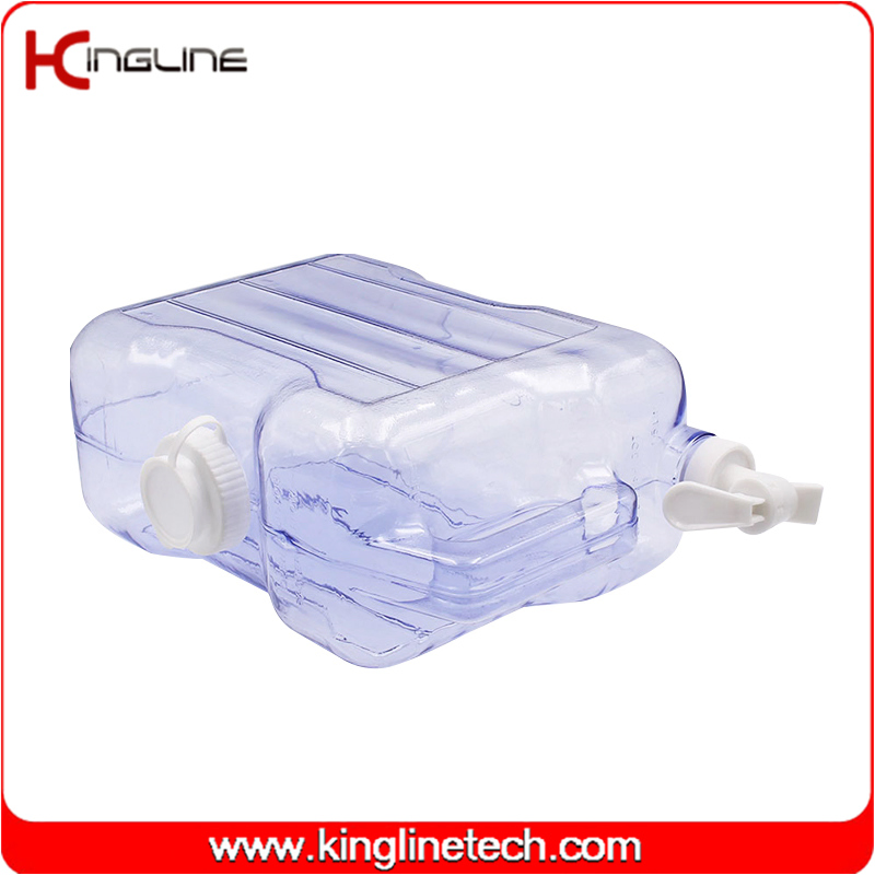BPA free 1.5 gallon rectangle plastic freezer water jug