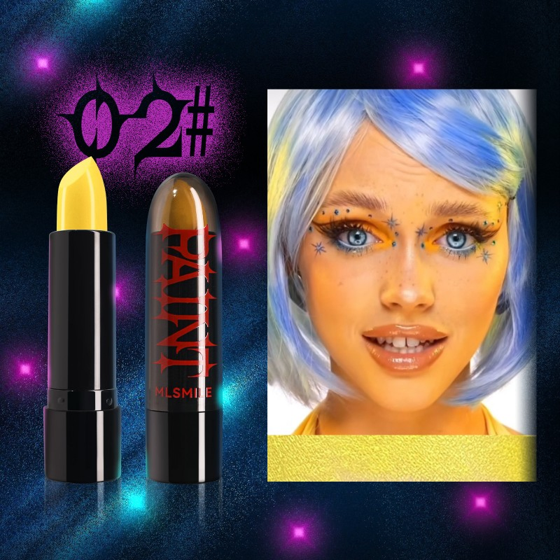 High Quality Halloween 8-Color Body Painting Long Lasting Matte Velvet Lipstick Easy to Color Facial Makeup Vampire Makeup Lipstick