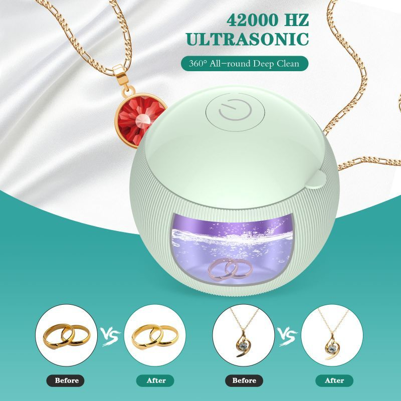 Professional Appliances Retainer Teeth Ultrasonic Denture Cleaner Mini Portable Home Use Ultrasonic Cleaning Denture Cleaner