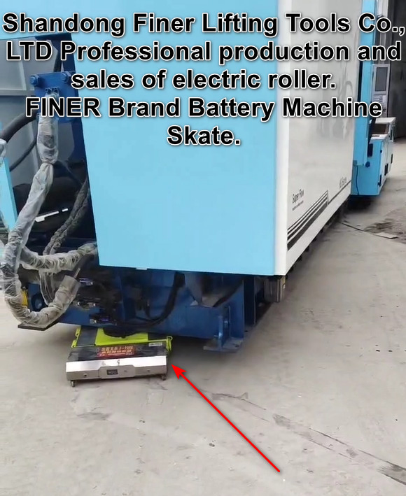 20-Ton Capacity Electric Remote Control Machine Skate with Rugged Alloy Construction Remote-Controlled Machinery Rollers for Outdoor Heavy Equipment Moving