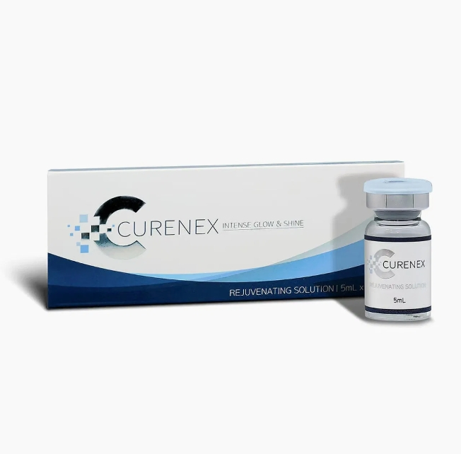 Pdrn+Glutathione+Peptides+Collagen+Ha Fillers Curenex Glow Korea Advanced Skin Booster Hyaluronic Acid Injection for Skin Whitening Hydration Cell Recover