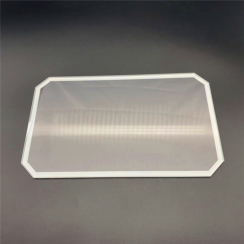 Vidrio Templado Ultra White Toughened Glass with Serigraphy for Street Light Ik08