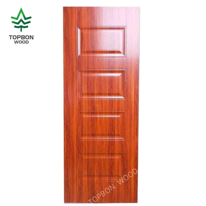 Melamine and Natural Wood Veneer HDF Door Skin