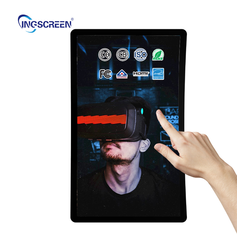 49-дюймовый сенсорный дисплей Ingscreen C-Curved для рекламы