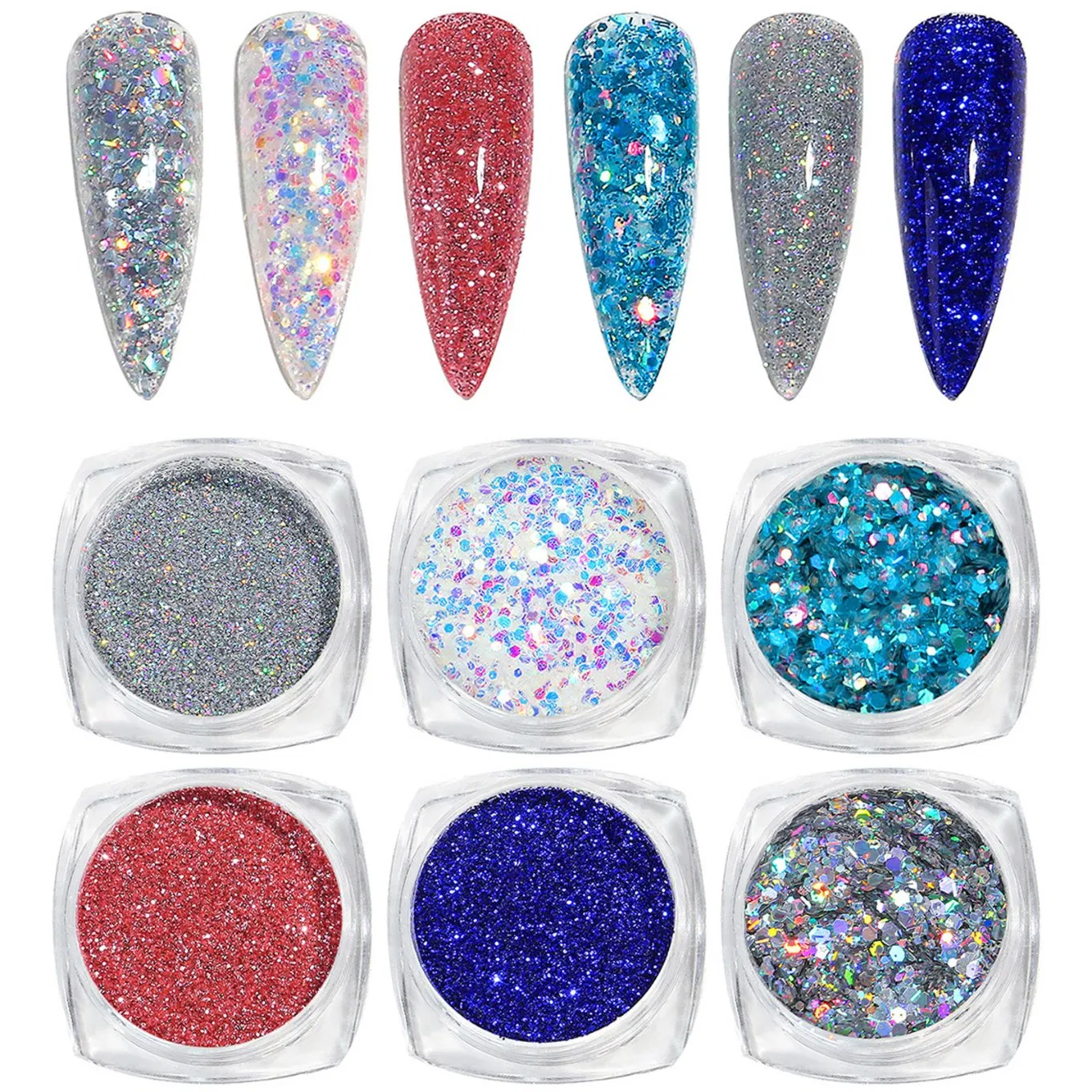 Art Magic Mix Combination Powder Decoration Nail Glitter