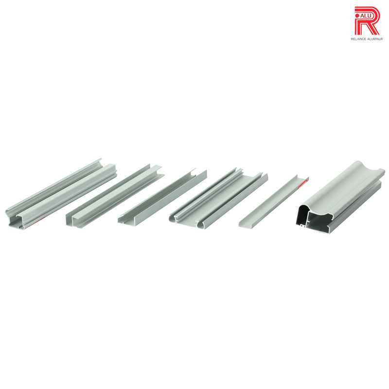 Aluminum Alloy Curtain Track Side-Mounted Bearing Wheel Slide Rail Curtain Curtain Poles Tracks