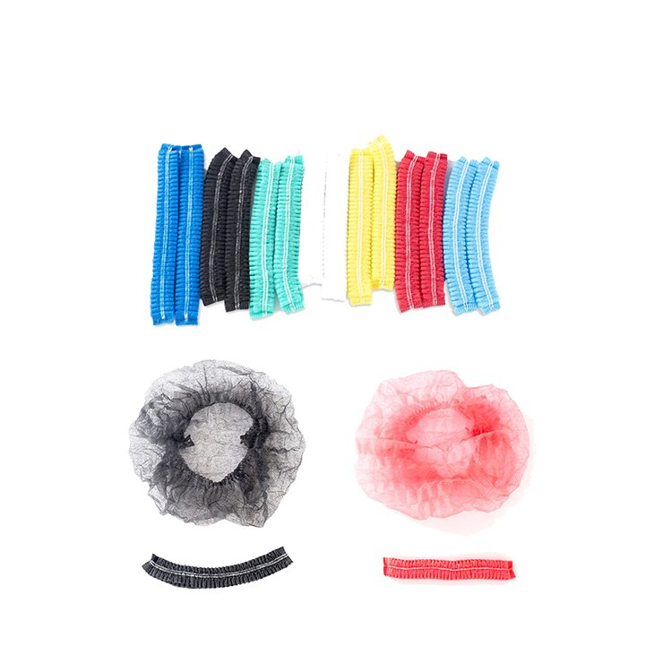 Wholesale Cheap Nonwoven Mob Cap with Double Elastic