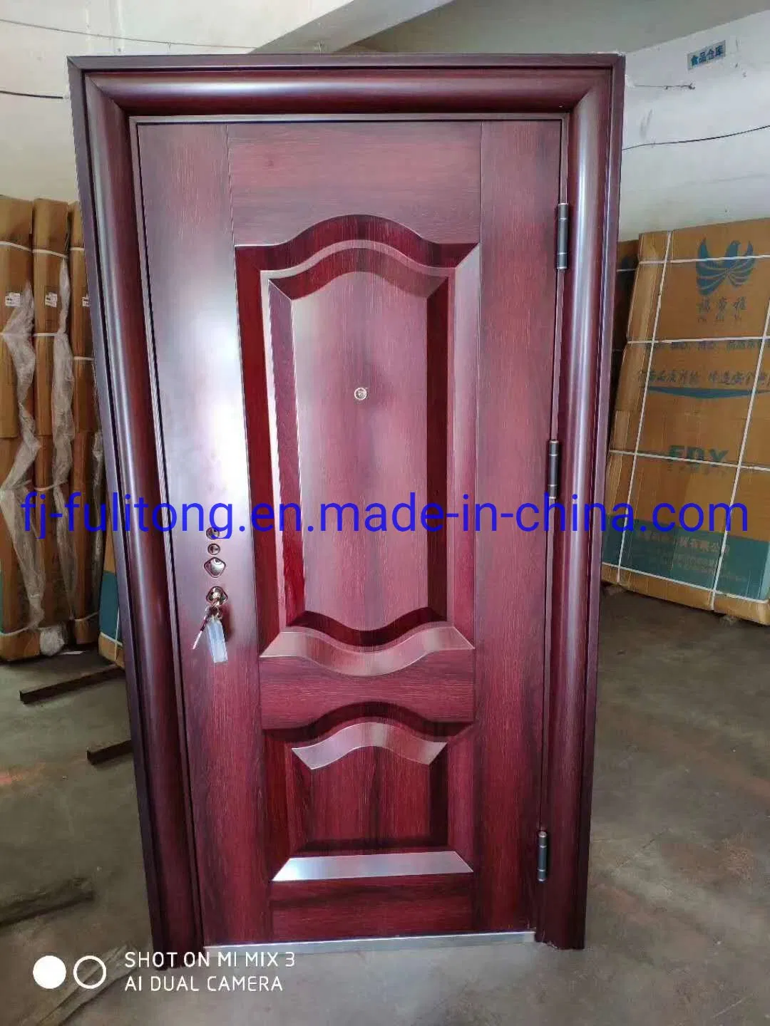 Cheap Sliding Gate Security Iron Exterior Stainless Steel Door Entry Door