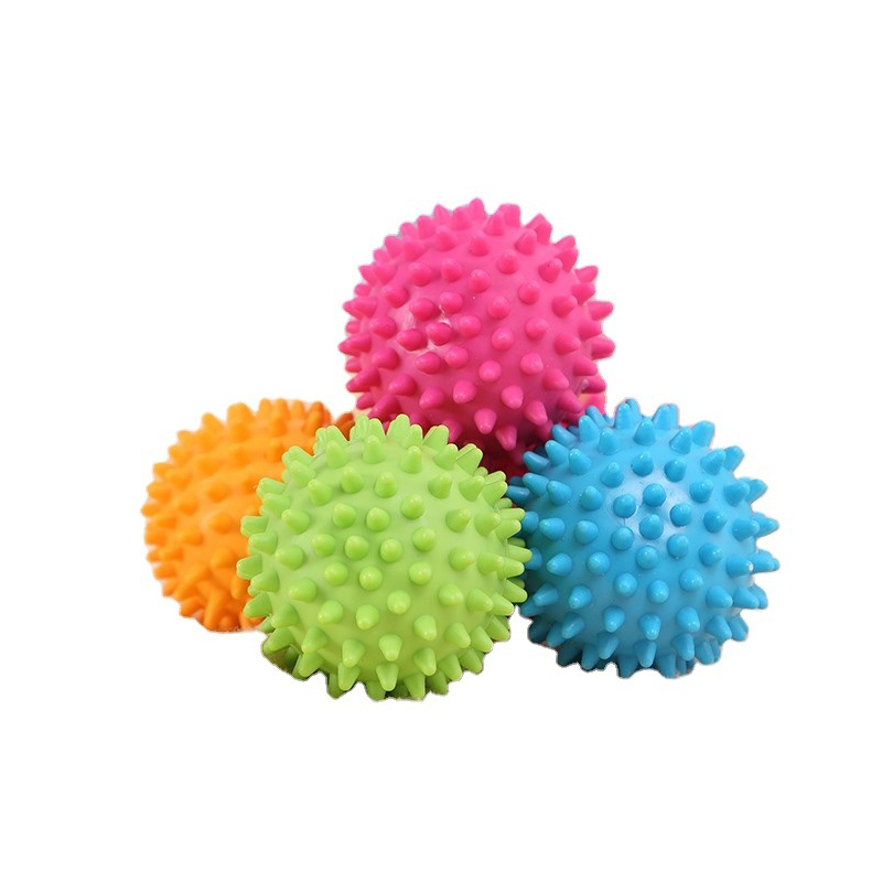 Children's Toy Education Hand Grip Ball Sense System Training Massage Touch Small Hedgehog Touch Soft Ball Pet Toy Bite Resistance