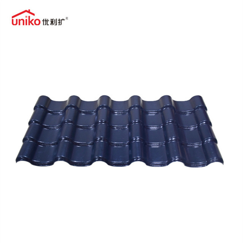 Shaped Building Material Plastic Profile ASA Coated UPVC Roofing Tiles