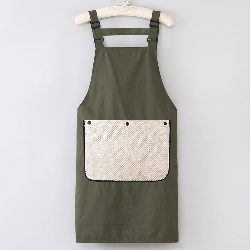 Wholesale Custom Printing Embroidery Logo Kitchen Adjustable Bib Soft Chef Apron