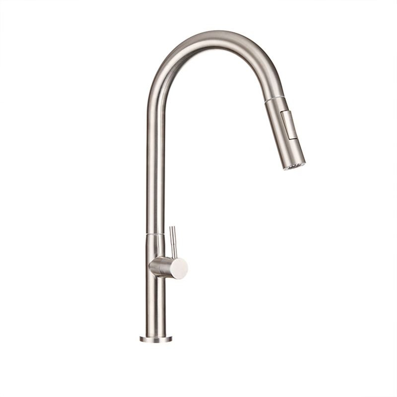 Sanitary Ware Sink Pull Down Stainless Steel Water Tap Faucet