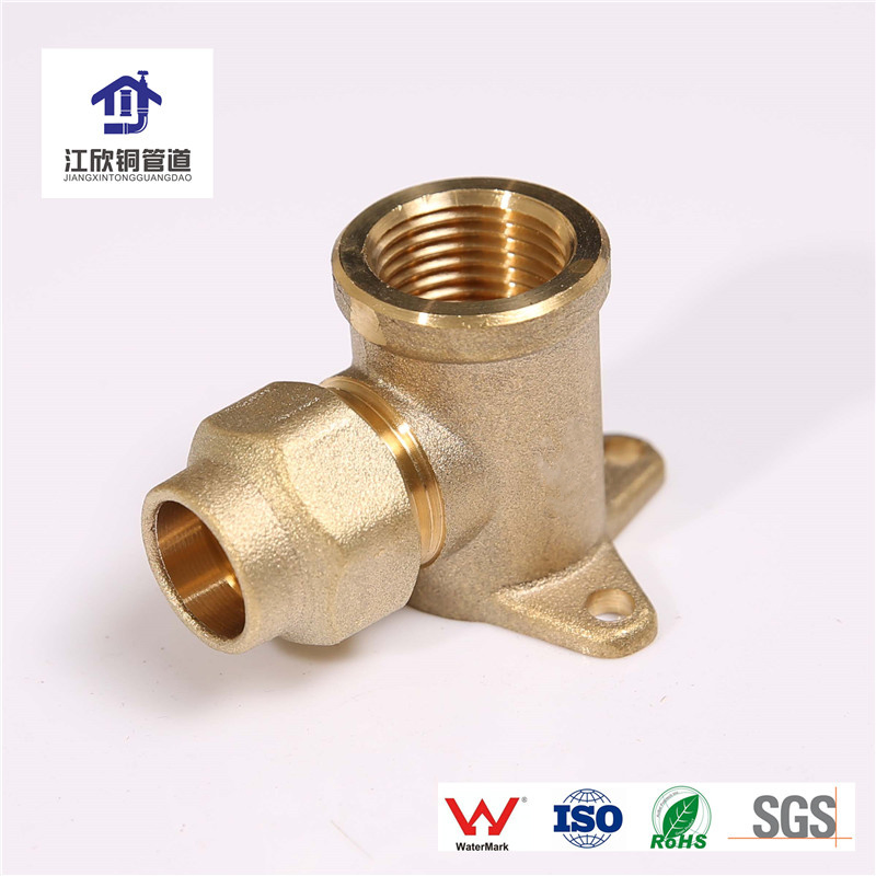 Brass Lugged F Elbow Press Compression Thread Pipeline Fitting
