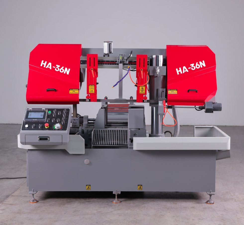 Станок ленточнопильный горизонтальный двухстоечный автоматический с ЧПУ по металлу