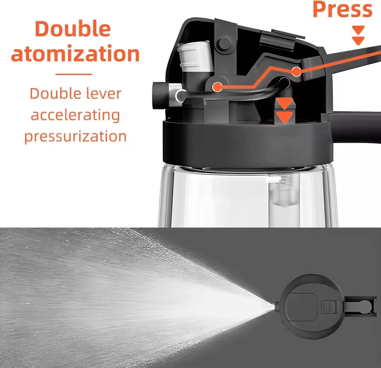 Ifan High Quality Kitchen Tools Glass Oil Spray Bottle Wholesale Olive Spray 470ml Oil Dispenser Oil Spray Bottle for Cooking