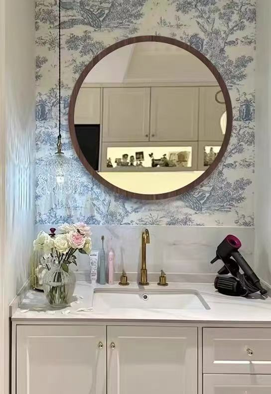 Multi-Functional Desktop Makeup Mirror! Built-in Jewellery Box, Bluetooth Supplementary Light, Seamlessly Combining Makeup Storage.