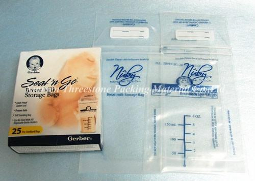 High Quality Breast Milk Storage Bag BPA Free Milk Breast Bag Pouch