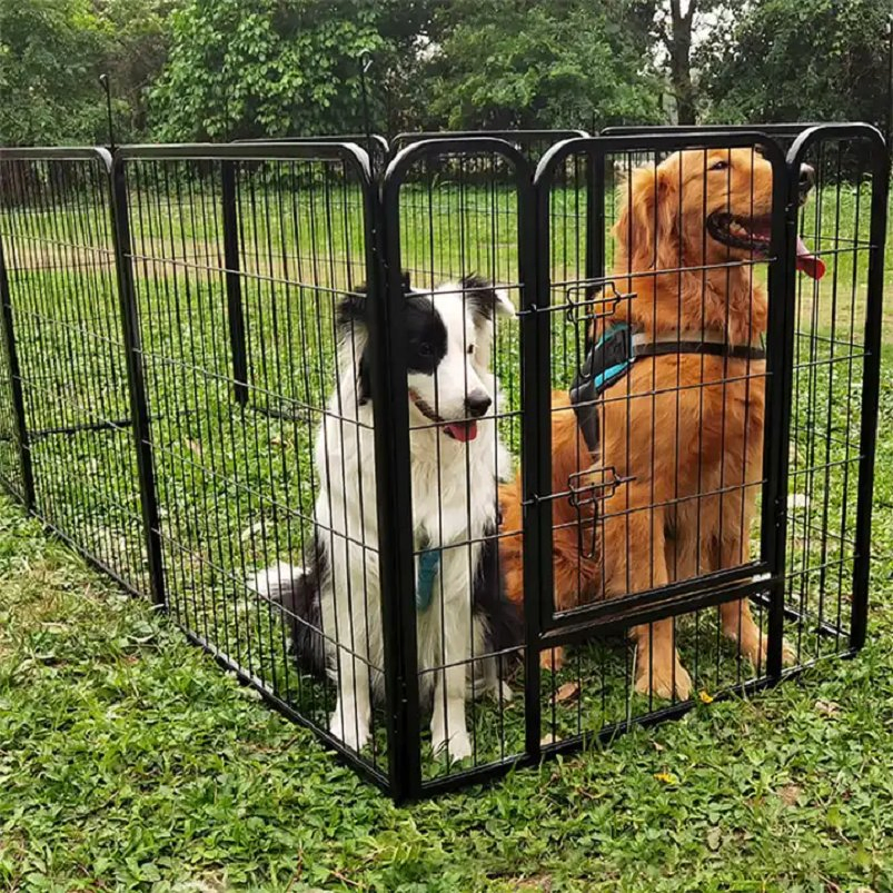 Wholesale Custom Exercise Pet Playpen Decorative Dog Fence Kennel with Pet Bed for Small Dogs Cages for Dogs