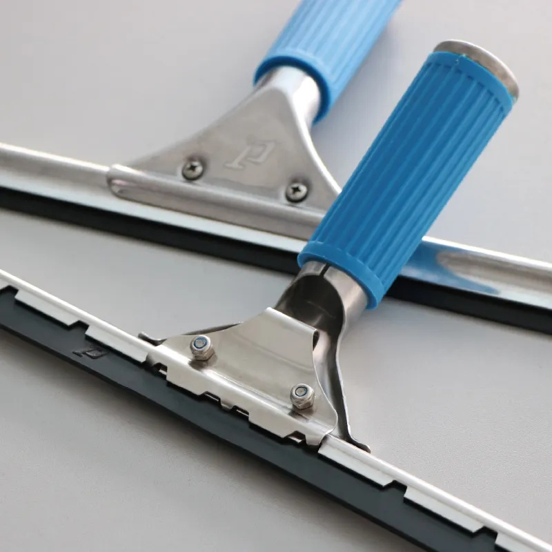 Industrial Window Squeegee Cleaning Tool Glass Squeegee Cleaner Window Cleaning Wiper with Black and Soft Rubber
