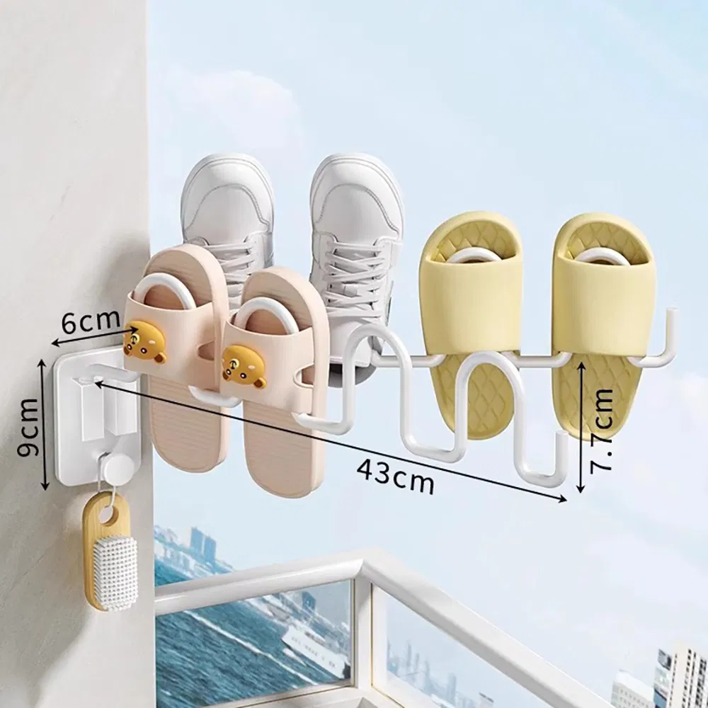 Multi-Socket Space-Saving Drying Rack Stainless Steel Material Mi30057