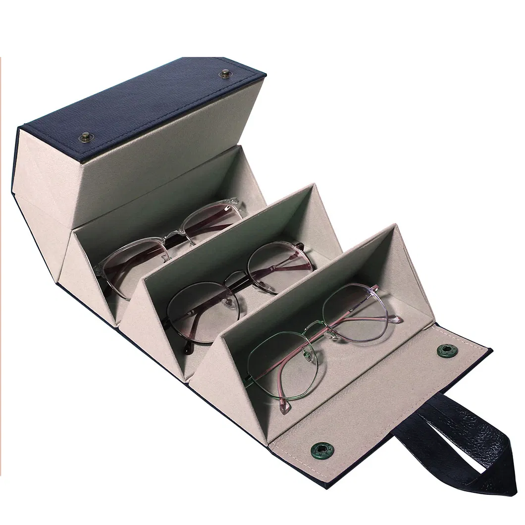 Customized Private Logo 2 3 4 5 6 Panels PCS Jewelry Bracelet Sunglasses Glasses Covers Bag Box Carrier Packing Cases