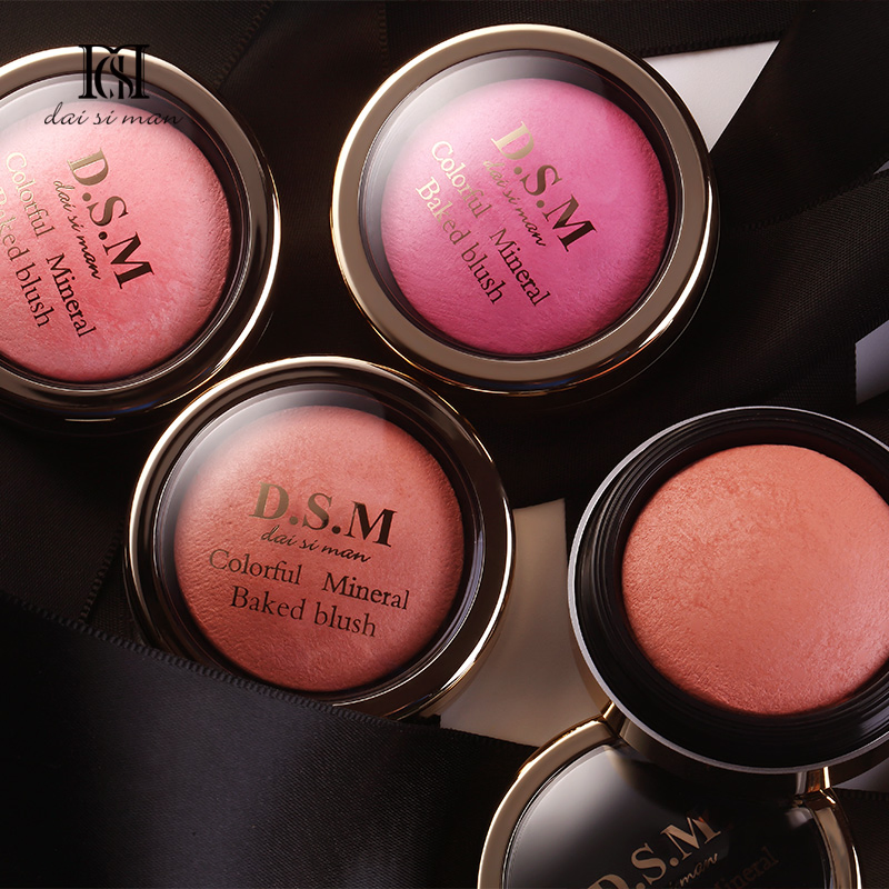 Dsm 3 Colors Makeup Colorful Mineral Baked Blush