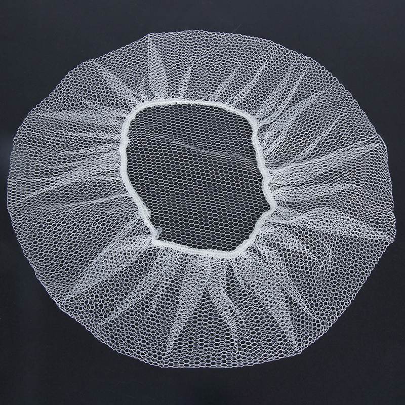 Soft Nylon Mesh Hair Net/Nylon Bouffant Cap/Disposable Mesh Hair Net