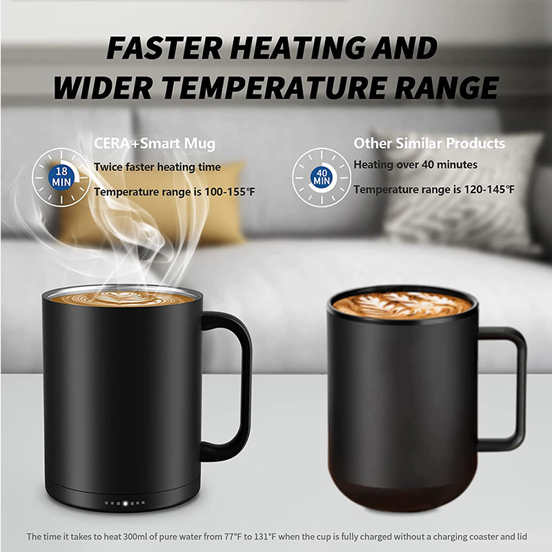 Mobile Phone Can Be Remote Smart Thermostatic Coffee Cup