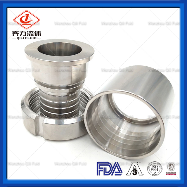 Sanitary Hydraulic Fittings Hose Adapter, Male & Female Nipple
