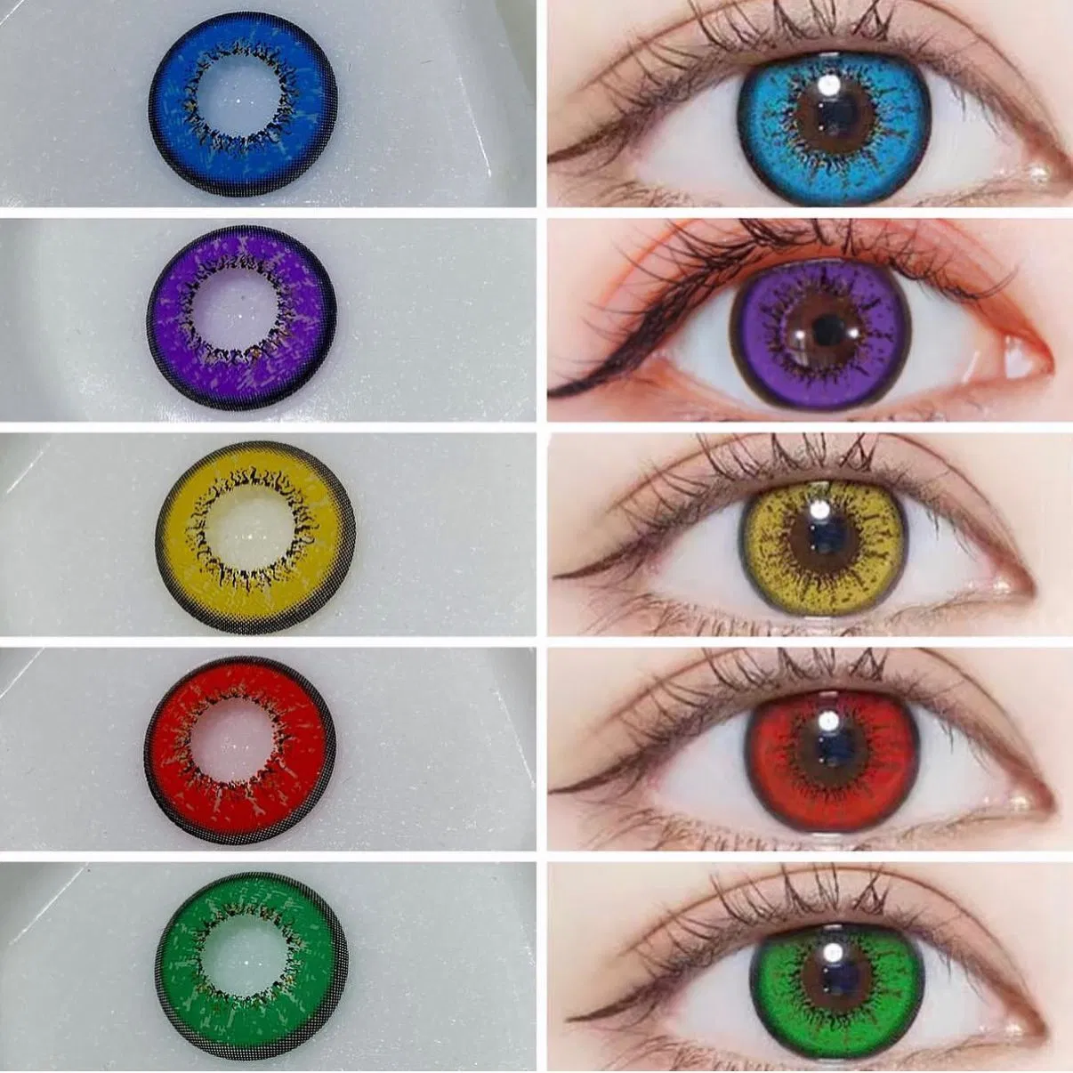 Factory Direct Colour Contact Lenses Lentes De Contacto De Color Halloween Cosplay Eye Contacts Lens